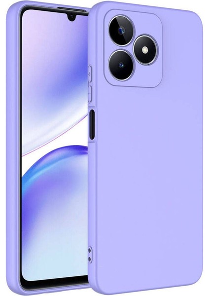 Realme C53 Kılıf Kamera Çıkıntılı Içi Kadife Lansman Yumuşak Dokulu Silikon Kapak