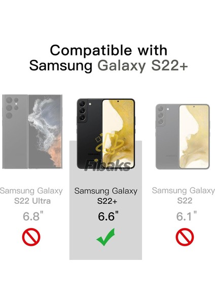 Samsung Galaxy S22 Plus Uyumlu Kılıf Parlak Kenarlı Altın Işlemeli Kamera Korumalı Kapak