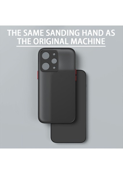 Xiaomi Redmi 12 4g Mat Kamera Korumalı Renkli Tuşlu Silikon Hux Kılıf