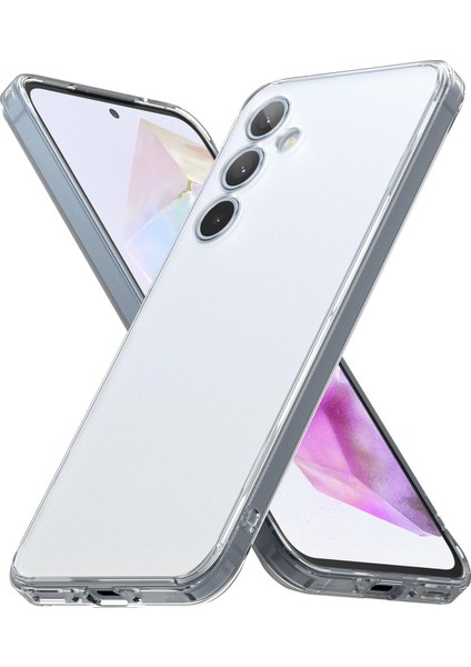 Samsung Galaxy A54 Kılıf Kamera Korumalı Renksiz Şeffaf Esnek Silikon Kapak