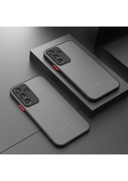 Samsung Galaxy A04S Kılıf Mat Parmak Izi Yapmaz Kamera Korumalı Renkli Tuşlu Sert Silikon