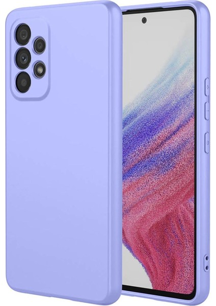 Samsung Galaxy A32 Kılıf Kadife Lansman Soft Yumuşak Liquid Silikon Kamera Korumalı Mara