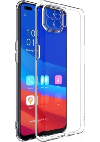 Oppo Reno 4 Lite Kılıf 3D kamera Korumalı Şeffaf Yumuşak Süper Silikon Kapak