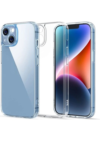 iPhone 14 Plus Kılıf 3D kamera Korumalı Şeffaf Yumuşak Süper Silikon Kapak modelleri