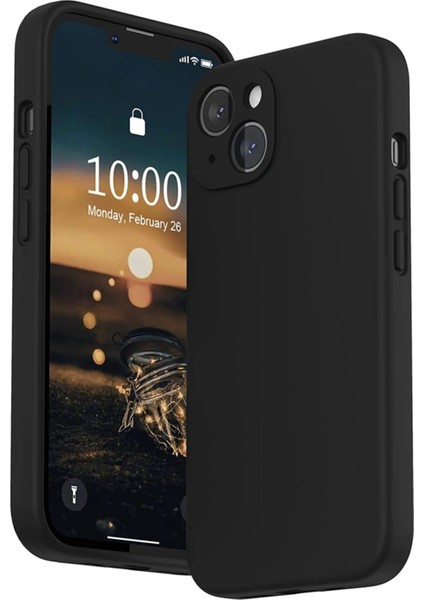 Apple iPhone 15 Kamera Korumalı Lansman Içi Kadife Yumuşak Liquid Silikon Kılıf