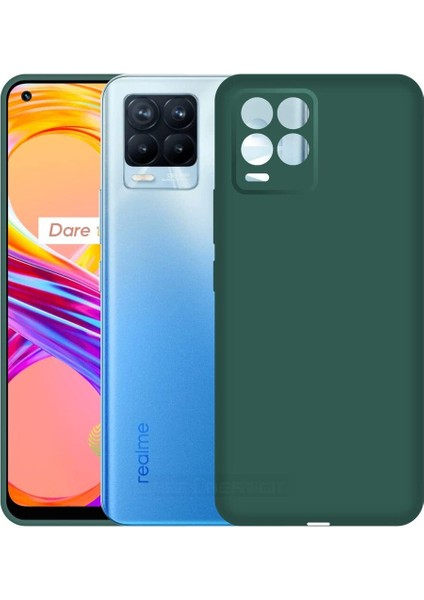 Realme 8 Kılıf Kamera Çıkıntılı Içi Kadife Lansman Yumuşak Dokulu Silikon Kapak fiyatları