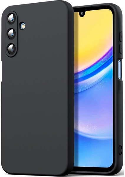 Samsung Galaxy A25 Kılıf Kadife Lansman Soft Yumuşak Liquid Silikon Kamera Korumalı Kapak