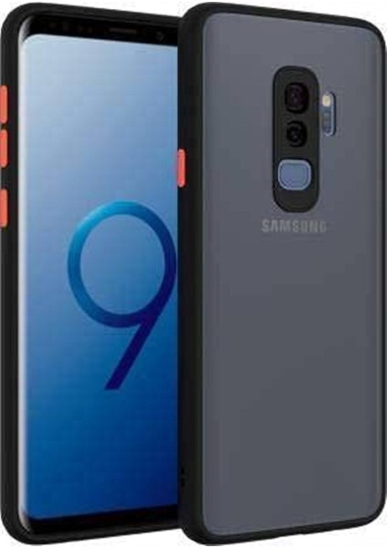 Samsung Galaxy S9 Kılıf Mat Parmak Izi Yapmaz Kamera Korumalı Renkli Tuşlu Sert Silikon