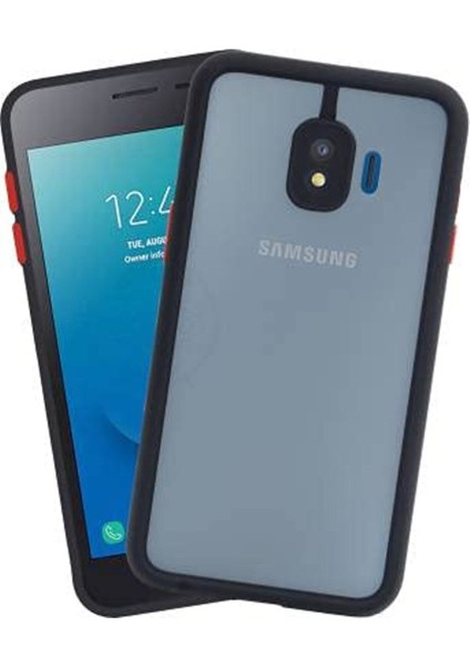 Samsung Galaxy J2 Core Kılıf Mat Parmak Izi Yapmaz Kamera Korumalı Renkli Tuşlu Silikon Kapak