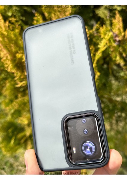 Vivo Y16 4g Kılıf Metal Çerçeve Hassas Butonlu Renkli Buzlu Şeffaf Transparan Kapak