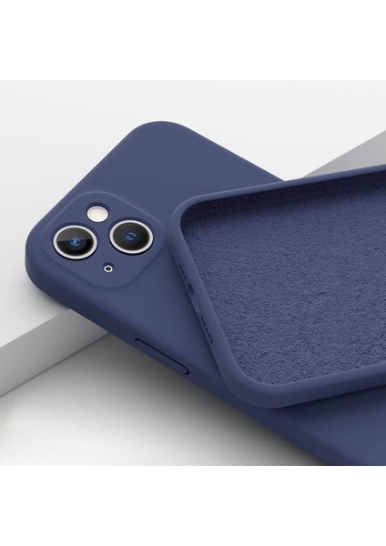 Apple iPhone 15 Kamera Korumalı Lansman Içi Kadife Yumuşak Liquid Silikon Kılıf