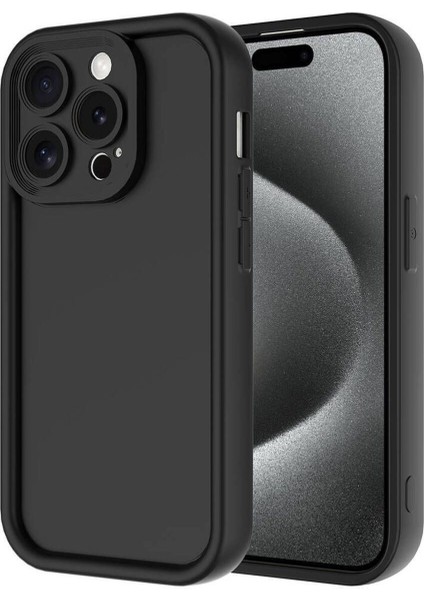 Apple iPhone 15 Pro Kılıf Kamera Korumalı Yumuşak Dokulu Renkli Silikon Kapak
