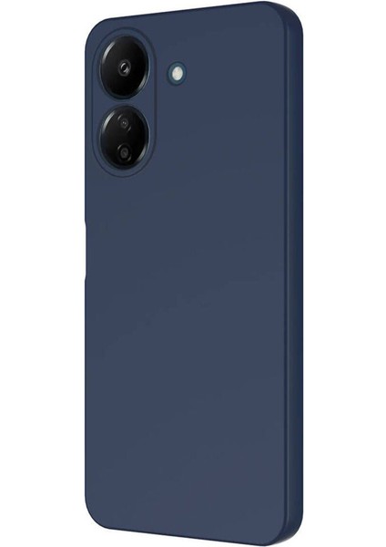 Xiaomi Redmi 13C Kılıf Kamera Çıkıntılı Içi Kadife Lansman Yumuşak Dokulu Silikon Kapak