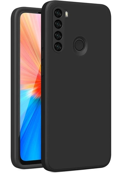 Xiaomi Redmi Note 8 Kılıf Kadife Lansman Soft Yumuşak Liquid Silikon Kamera Korumalı Mara