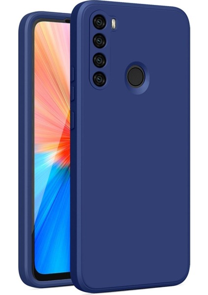 Xiaomi Redmi Note 8 Kılıf Kadife Lansman Soft Yumuşak Liquid Silikon Kamera Korumalı Mara