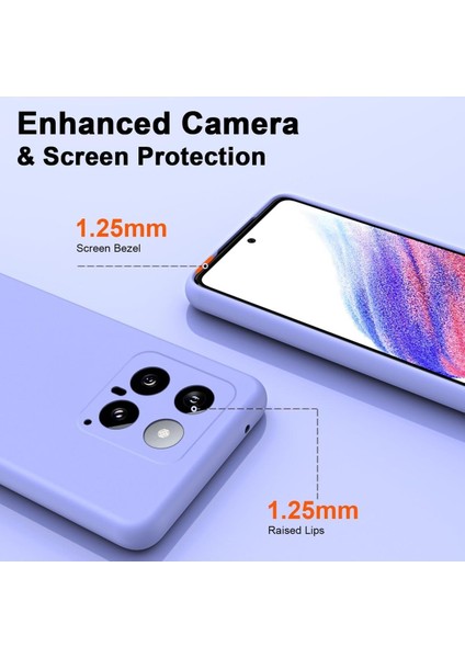 Xiaomi Mi 14 Kılıf Kamera Çıkıntılı Içi Kadife Lansman Yumuşak Dokulu Silikon Kapak modelleri