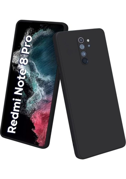 Xiaomi Redmi Note 8 Pro Kılıf Kadife Lansman Soft Yumuşak Liquid Silikon Kamera Korumalı Mara