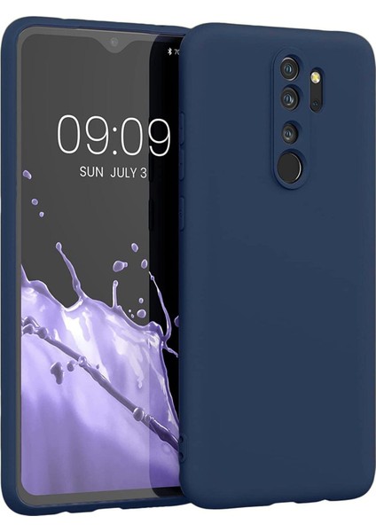 Xiaomi Redmi Note 8 Pro Kılıf Kadife Lansman Soft Yumuşak Liquid Silikon Kamera Korumalı Mara
