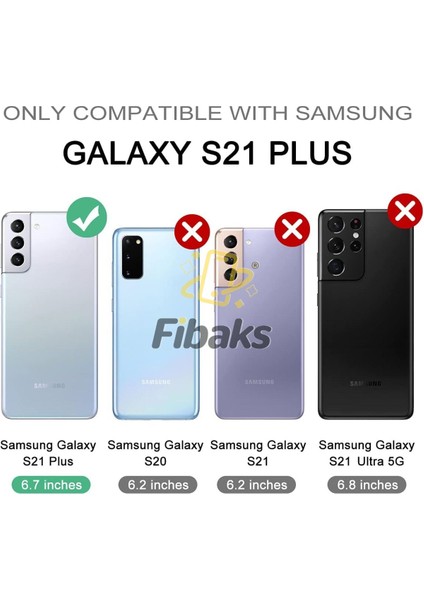 Samsung Galaxy S21 Plus Kılıf AntiShock Köşe Korumalı Darbe Emici Crystal Berrak Şeffaf Sert Silikon