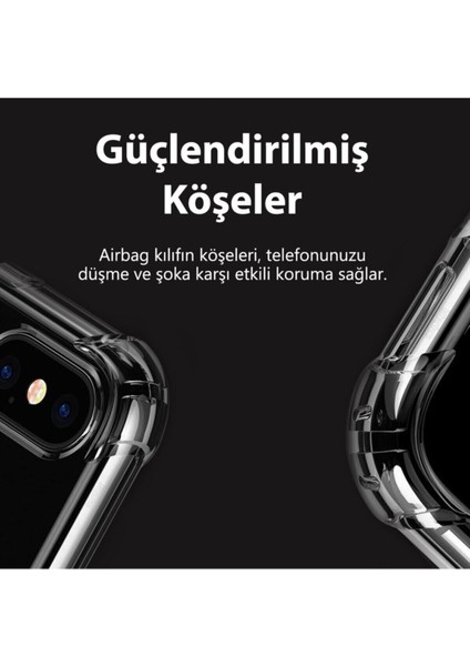 Oppo A9 2020 Kılıf AntiShock Köşe Korumalı Darbe Emici Crystal Berrak Şeffaf Sert Silikon