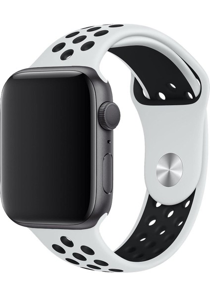 Apple Watch 1 2 3 4 5 6 7 8 9 Se Nike 38MM Uyumlu Kordon Kayış Bileklik Delikli Spor Band modelleri