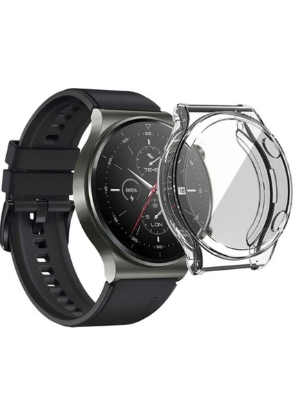Huawei Watch Gt2 Pro Parlak Kasa ve Ekran Koruyucu 360 Koruma