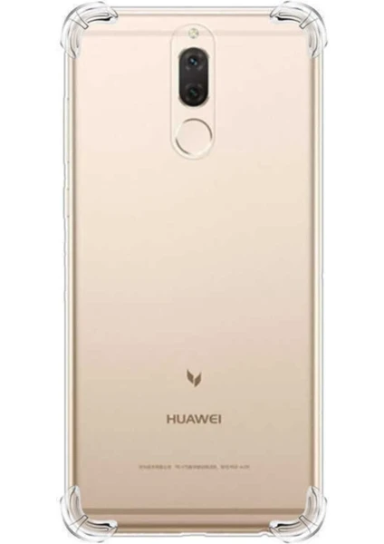 Huawei Mate 10 Lite Kılıf AntiShock Köşe Korumalı Darbe Emici Crystal Berrak Şeffaf Sert Silikon