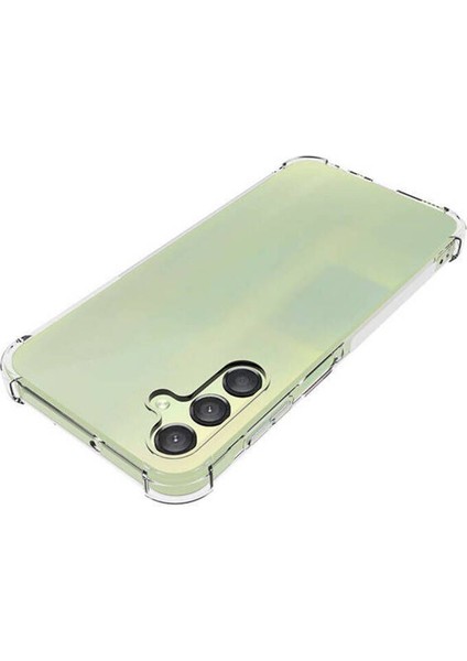 Samsung Galaxy A15 Kılıf Antishock Darbe Emicilı Yumuşak Esnek Şeffaf Silikon