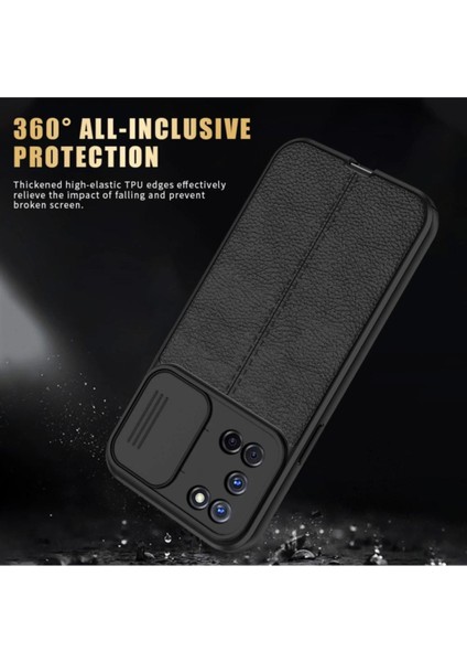Samsung Galaxy A02S Kılıf Sürgülü Slide Kamera Korumalı Deri Görünümlü Leke Tutmaz Lüks Silikon indirimleri
