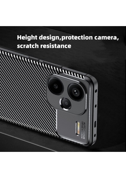 Xiaomi Redmi Note 13 Pro Plus 5g Kılıf Kamera Çıkıntılı Karbon Desenli Renk Atmaz Koruyucu Kapak modelleri