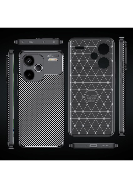 Xiaomi Redmi Note 13 Pro Plus 5g Kılıf Kamera Çıkıntılı Karbon Desenli Renk Atmaz Koruyucu Kapak indirimleri