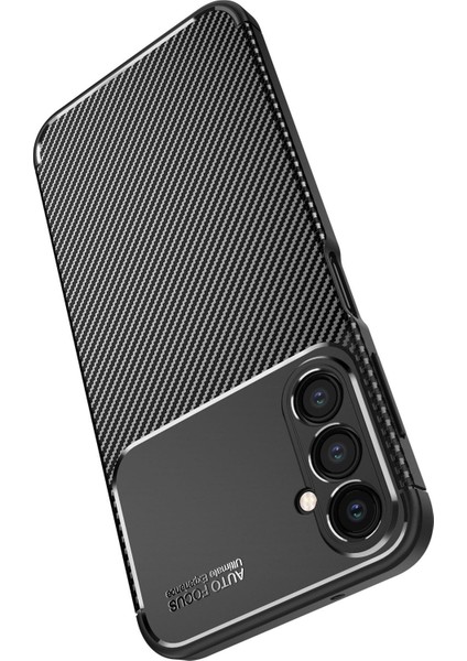 Samsung Galaxy A24 Kılıf Rugged Armor Darbe Emici Uzun Ömürlü Dayanıklı Parmak İzi Yapmaz Karbon Tasarım Negro Silikon Kapak