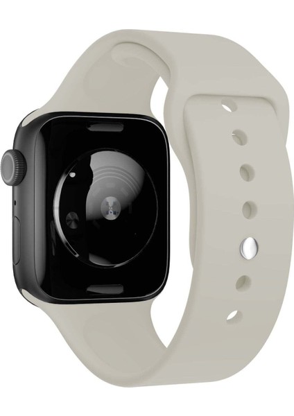 Apple Watch Seri 1/2/3/4/5/6/7/8/SE/Ultra 38mm 40mm 41mm 42mm 44mm 45mm 49mm Kordon Kayış Bileklik Klasik Kaliteli Silikon