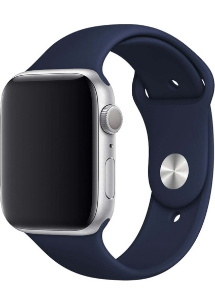 Apple Watch Seri 1/2/3/4/5/6/7/8/SE/Ultra 38mm 40mm 41mm 42mm 44mm 45mm 49mm Kordon Kayış Bileklik Klasik Kaliteli Silikon