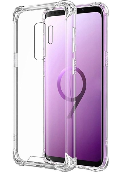 Samsung Galaxy S9 Plus Kılıf AntiShock Köşe Korumalı Darbe Emici Crystal Berrak Şeffaf Sert Silikon