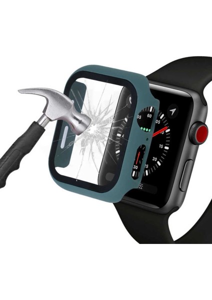 Apple Watch Seri 1/2/3/4/5/6/7/8/SE/Ultra 38mm 40mm 41mm 42mm 44mm 45mm 49mm Kasa ve Ekran Koruyucu 360 Koruma modelleri