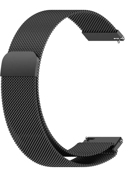 Xiaomi Watch S1 - S1 Pro - S1 Active 46MM 22MM Uyumlu Metal Hasır Örgü Mıknatıslı Milano Loop Kordon