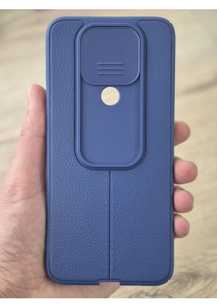 Xiaomi Redmi Note 8 Pro Kılıf Sürgülü Slide Kamera Korumalı Deri Görünümlü Leke Tutmaz Lüks Silikon fiyatları