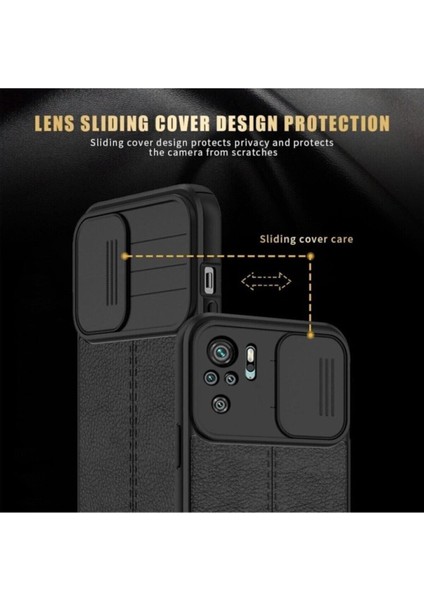 Xiaomi Redmi Note 8 Pro Kılıf Sürgülü Slide Kamera Korumalı Deri Görünümlü Leke Tutmaz Lüks Silikon modelleri