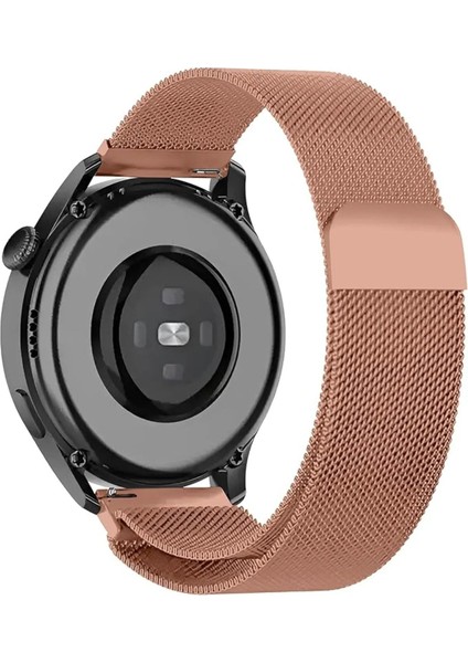 Xiaomi Watch S1 - S1 Pro - S1 Active 46MM 22MM Uyumlu Metal Hasır Örgü Mıknatıslı Milano Loop Kordon