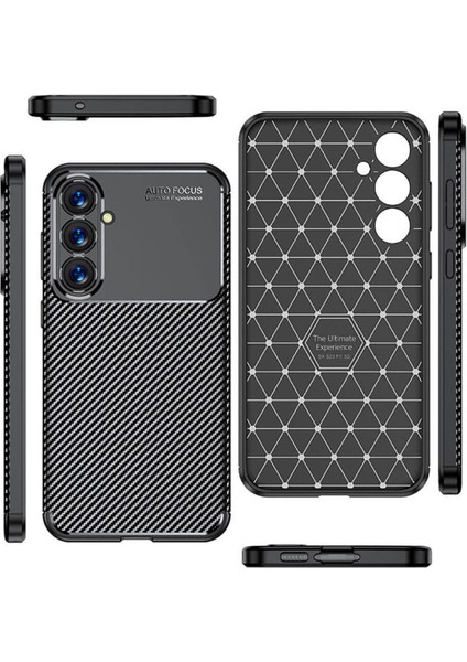 Samsung Galaxy S23 Fe Kılıf Kamera Çıkıntılı Karbon Desenli Renk Atmaz Koruyucu Kapak indirimleri
