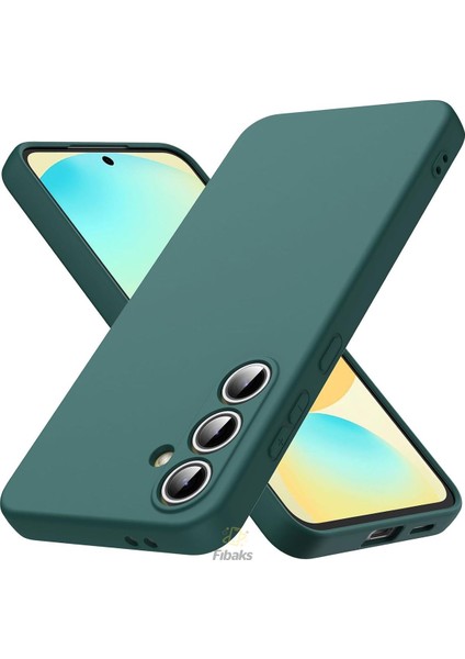 Samsung Galaxy S25 Plus Kılıf Kadife Lansman Soft Yumuşak Liquid Silikon Kamera Korumalı Kapak