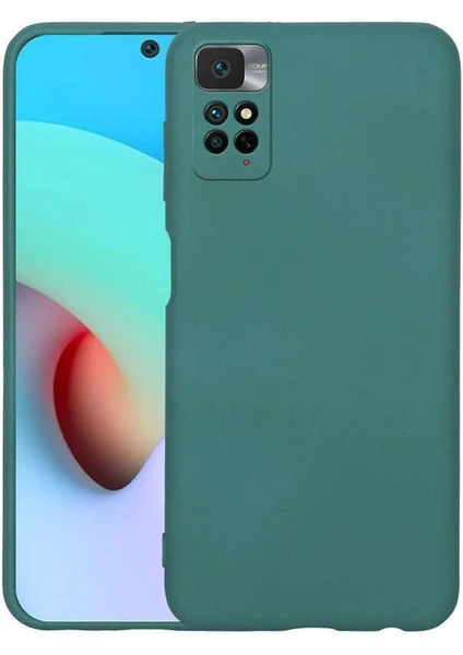 Xiaomi Redmi Note 11 Kılıf Kadife Lansman Soft Yumuşak Liquid Silikon Kamera Korumalı Mara