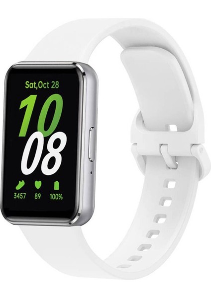 Samsung Galaxy Fit 3 Uyumlu Renkli A+ Kalite Kordon Kayış Bileklik Klasik Kaliteli Silikon