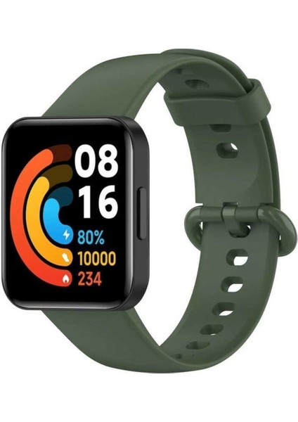 Xiaomi Redmi Watch Lite 2 Kordon Kayış Bleklik Esnek Yumuşak Akıllı Pimli Premium Spor Silikon