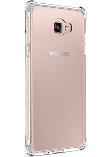 Samsung Galaxy J7 Prime Kılıf AntiShock Köşe Korumalı Darbe Emici Crystal Berrak Şeffaf Sert Silikon