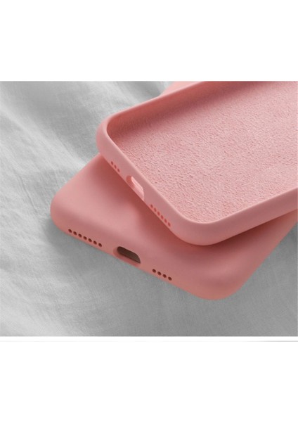 Xiaomi Redmi Note 10 Kılıf Kadife Lansman Soft Yumuşak Liquid Silikon Kamera Korumalı Mara