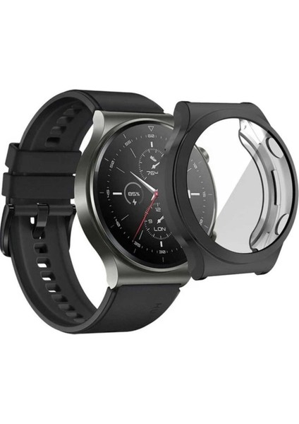 Huawei Watch Gt2 Pro Parlak Kasa ve Ekran Koruyucu 360 Koruma