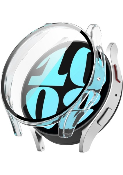 Samsung Galaxy Watch 6 44MM Uyumlu Kasa ve Ekran Koruyucu 360 Tam Koruma Kapak Gard-14
