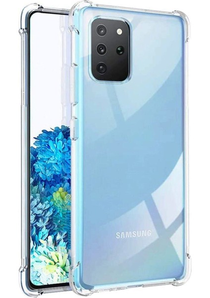 Samsung Galaxy S20 Plus Kılıf AntiShock Köşe Korumalı Darbe Emici Crystal Berrak Şeffaf Sert Silikon